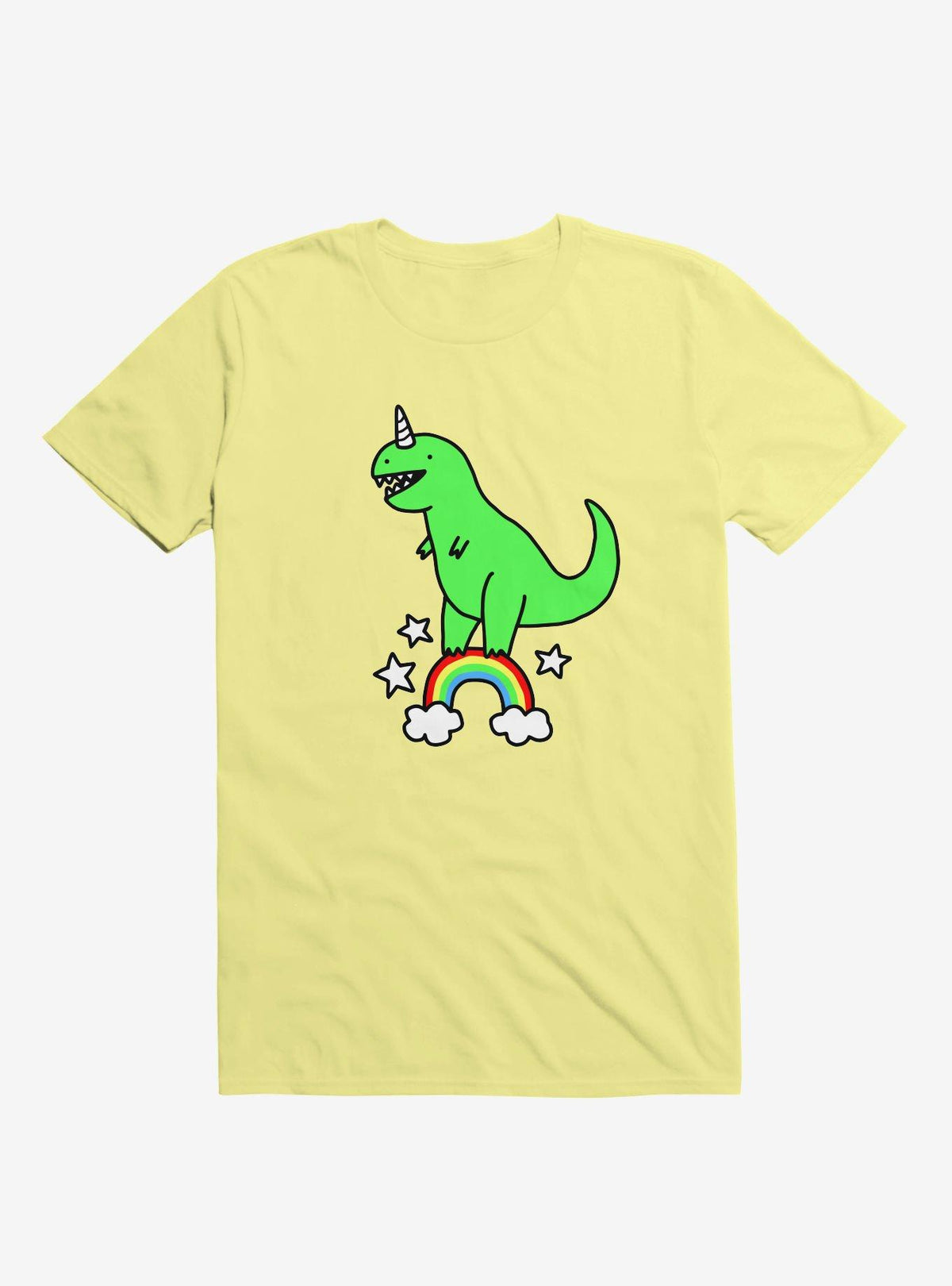T Rexicorn Yellow T Shirt T Shirt Viral TikTok Workout Ready