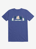 Penguin With Narwhals Laundry Day Royal Blue T Shirt T Shirt Trending US
