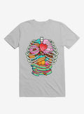 Unicorn Anatomy Sweet Inside Ice Grey T Shirt T Shirt Trending US