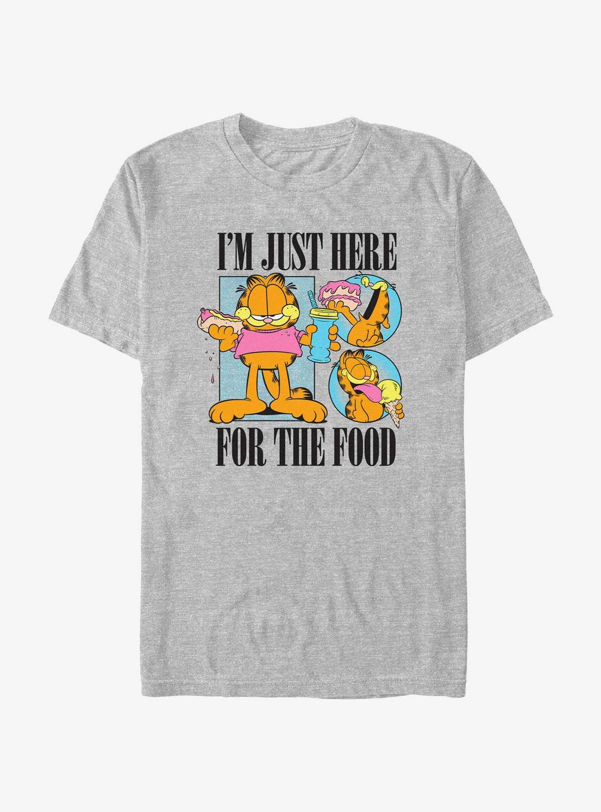 Garfield I M Just Here For The Food T Shirt T Shirt Trending Us Daily Wear