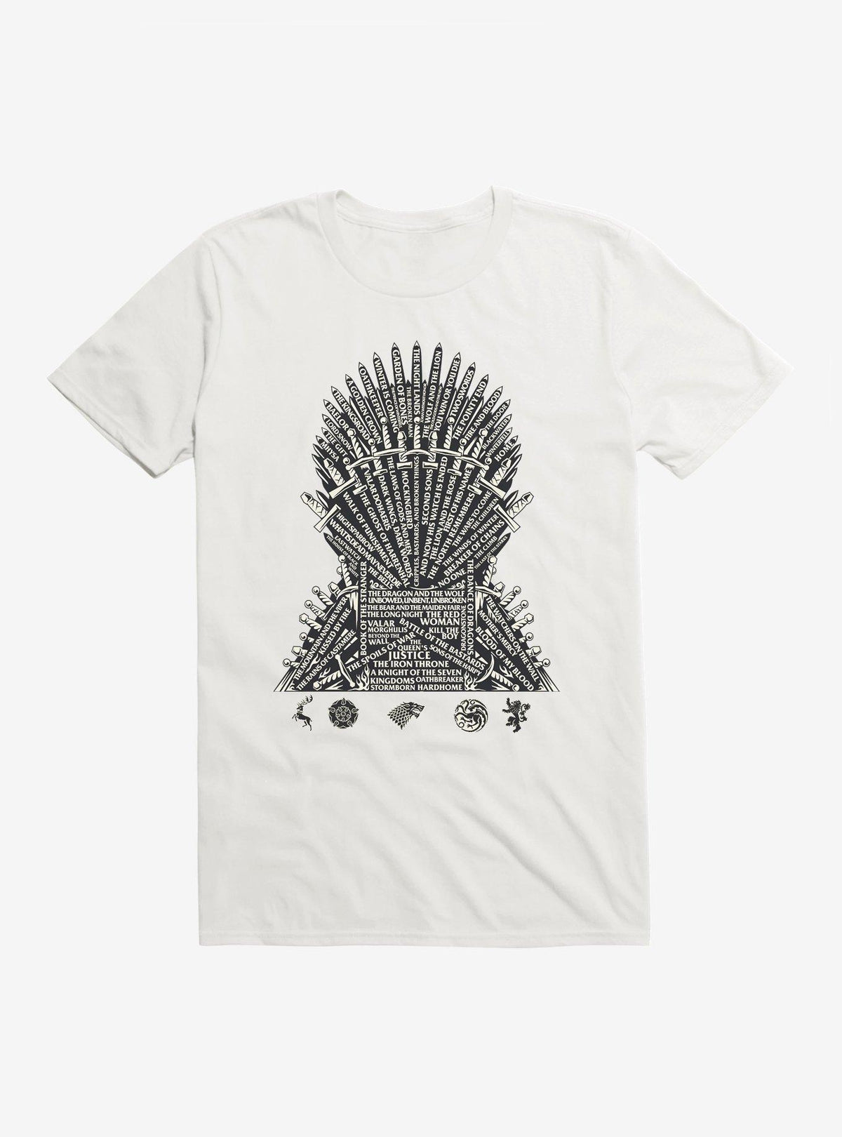 Game Of Thrones Episode Names Throne T Shirt T Shirt Premium Print Limited Drop Feel
