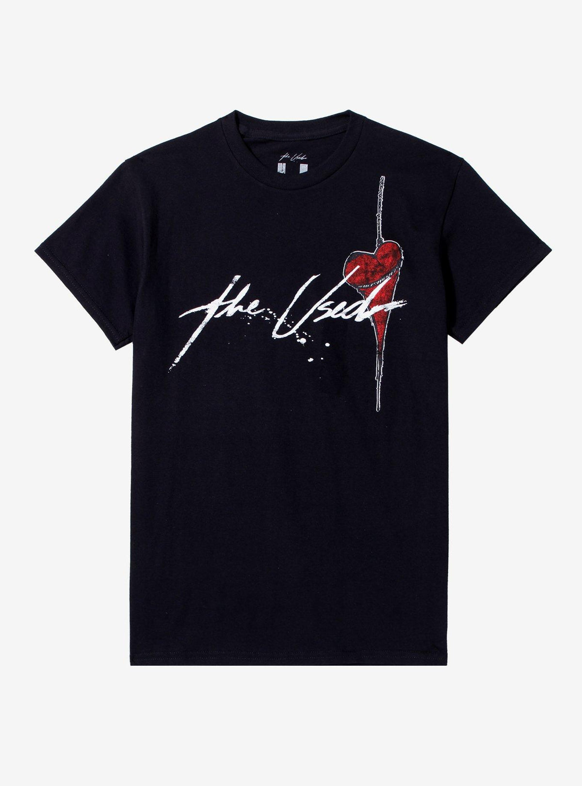 The Used Love And Death Heart Boyfriend Fit Girls TShirt T-Shirt | Vintage Christmas Look | Top Pick For Gifting