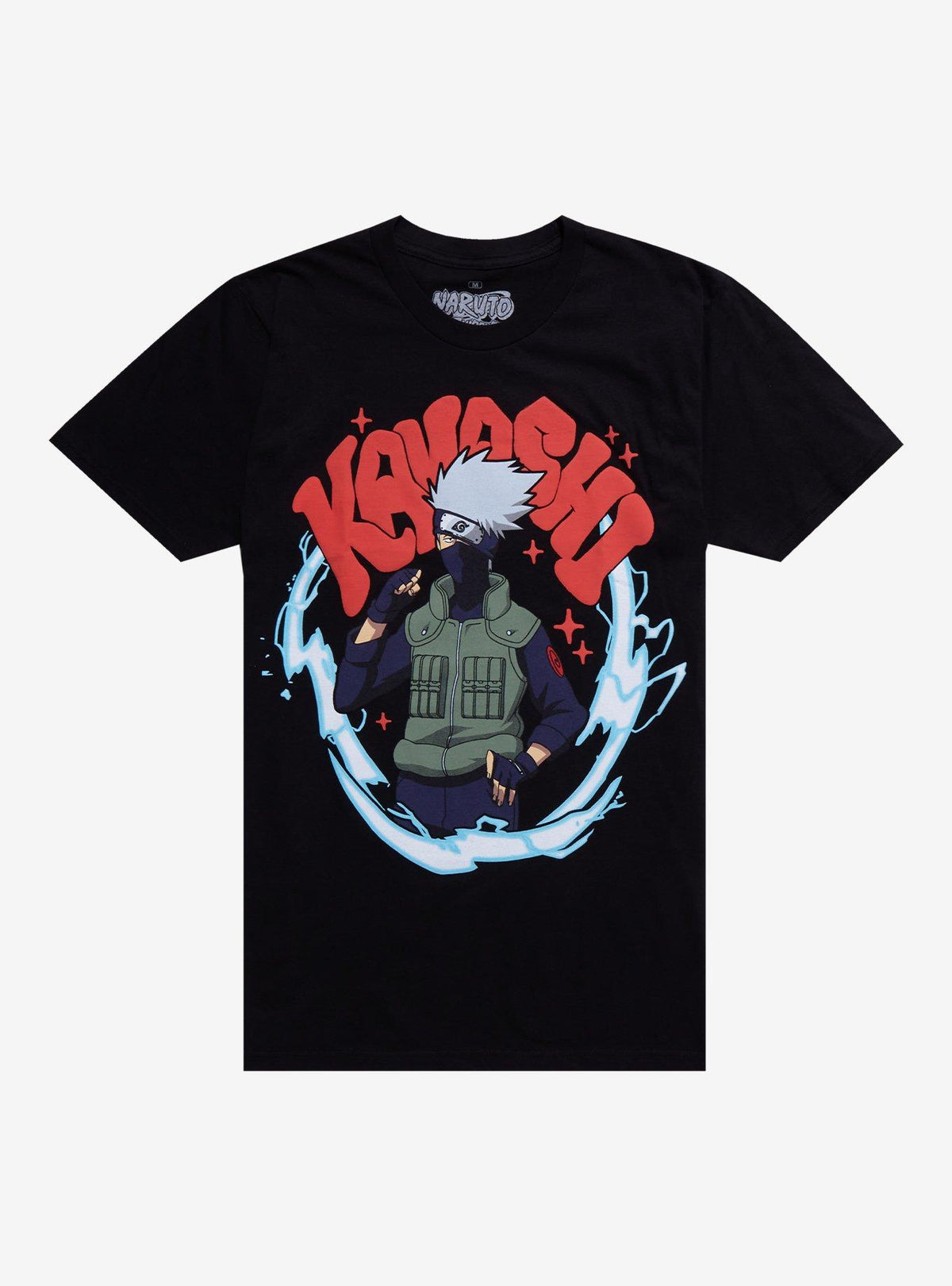 Naruto Shippuden Kakashi Puff Print TShirt T-Shirt | Seasonal Must-Have | Perfect For Daily Wear