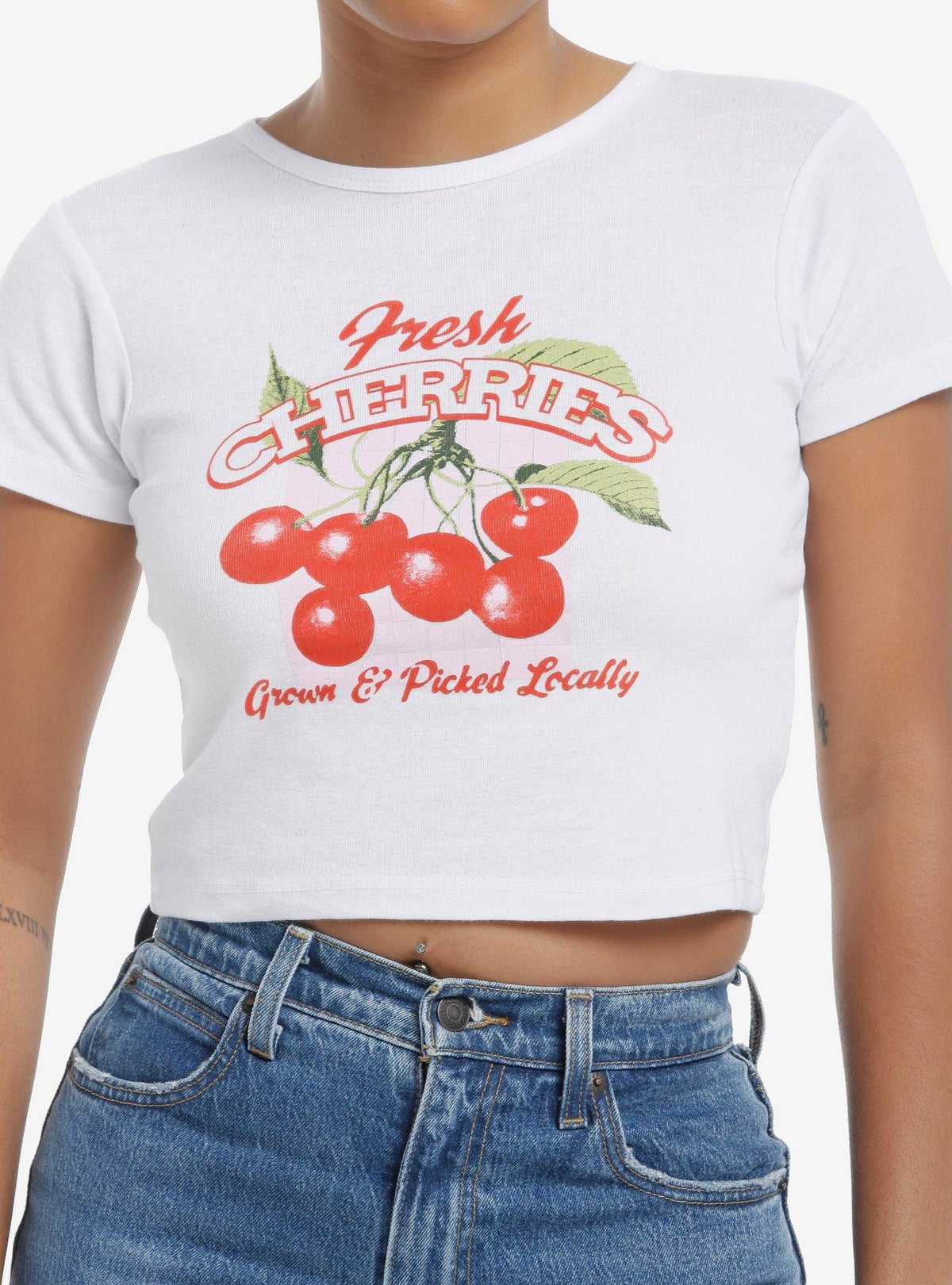 Fresh Cherries Girls Baby T Shirt T Shirt High Search Demand Food Lover