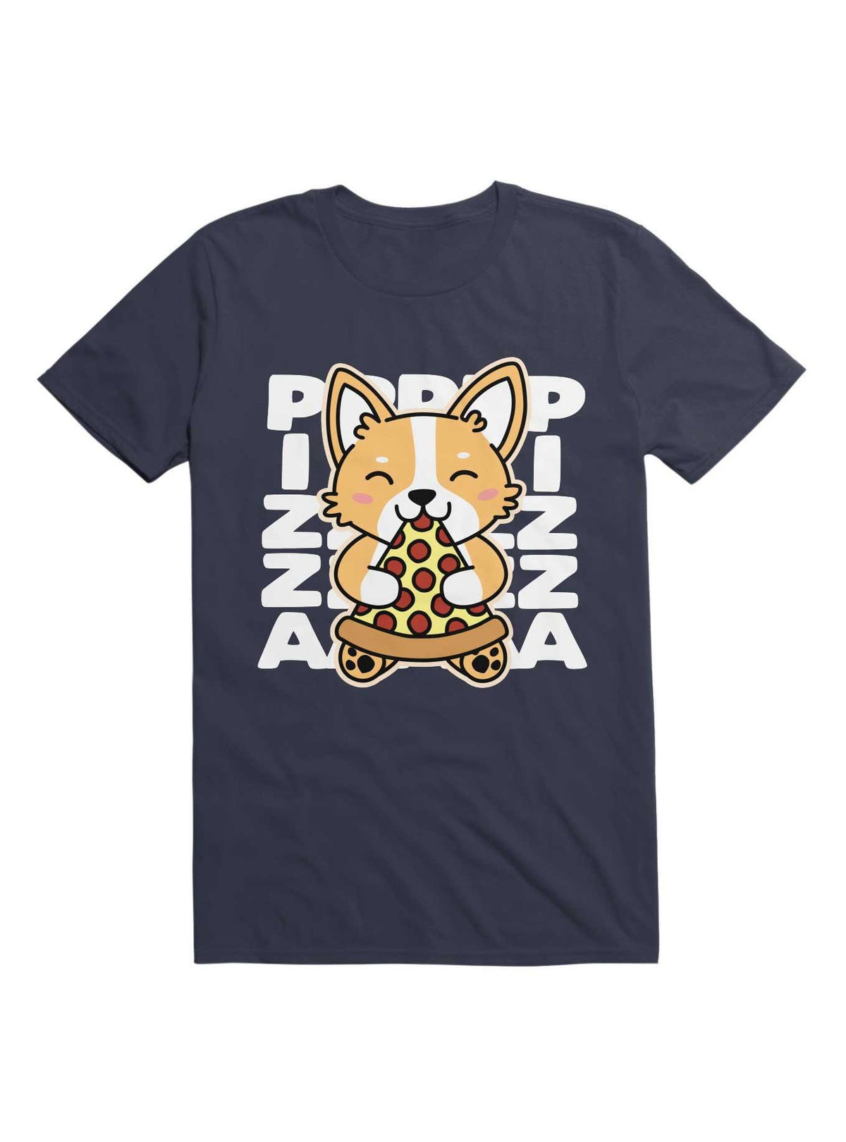 Corgi Eating Pizza Cute Dog Kawaii Food T Shirt T Shirt Viral TikTok Hot Right Now