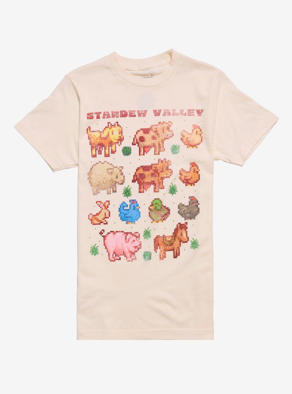 Stardew Valley Animal Grid Girls T-Shirt