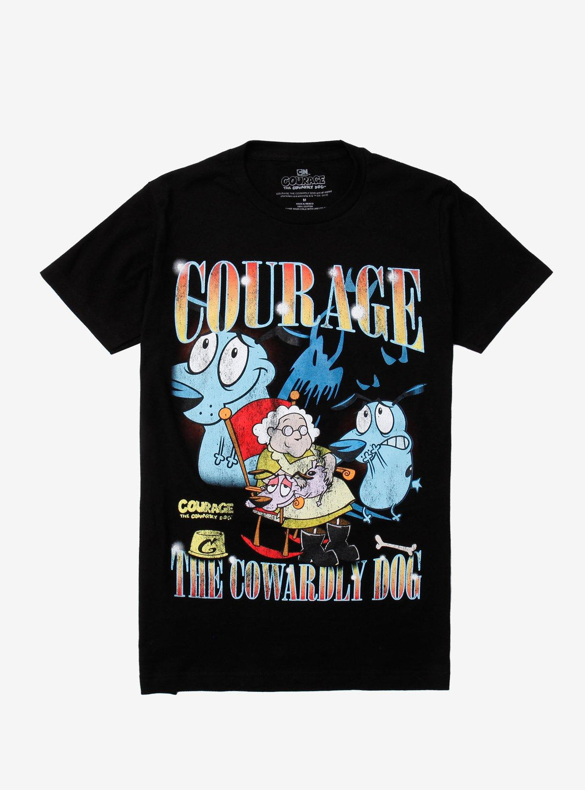 Courage The Cowardly Dog Muriel Collage TShirt T-Shirt | Cute Festive Style | Perfect For Daily Wear
