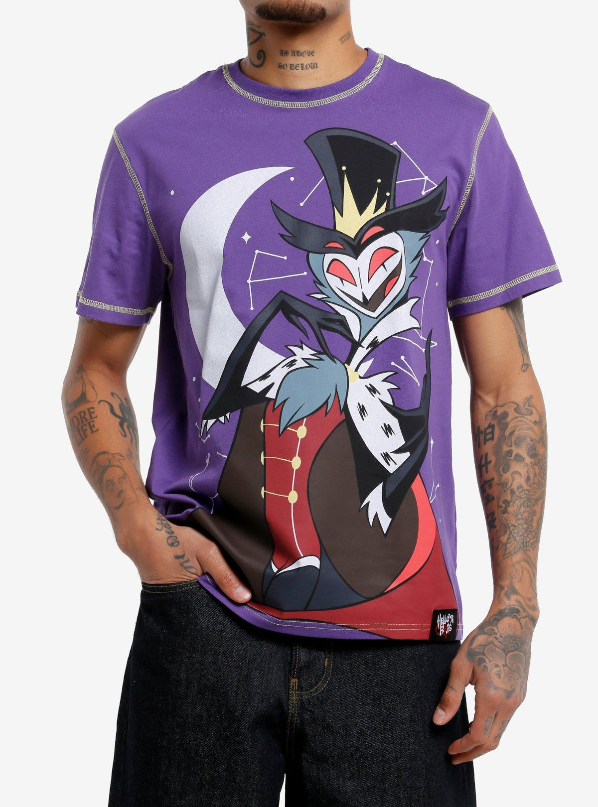 Helluva Boss Stolas Jumbo Print TShirt T-Shirt | Fan Favorite Artwork | Perfect For Daily Wear