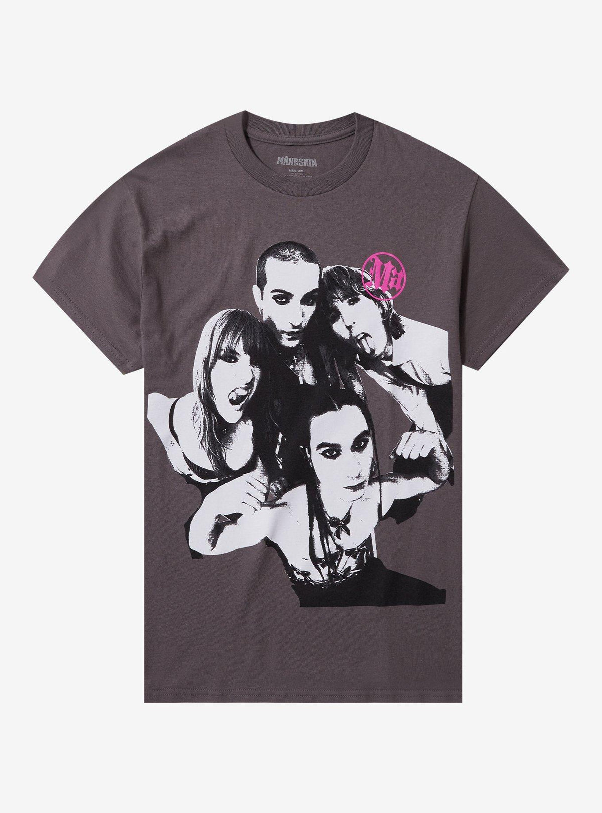 Maneskin Group Photo Boyfriend Fit Girls TShirt T-Shirt | Fan Favorite Artwork | Limited Christmas Style
