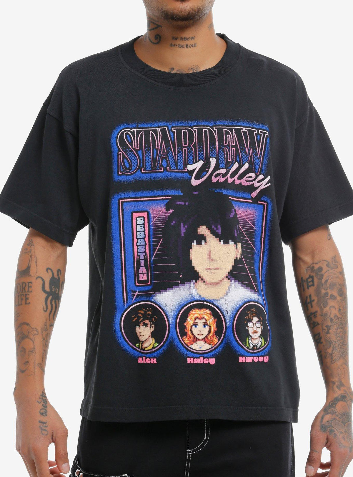 Stardew Valley Character Portraits Oversized TShirt T-Shirt | Top Trending Graphic | Perfect For Daily Wear