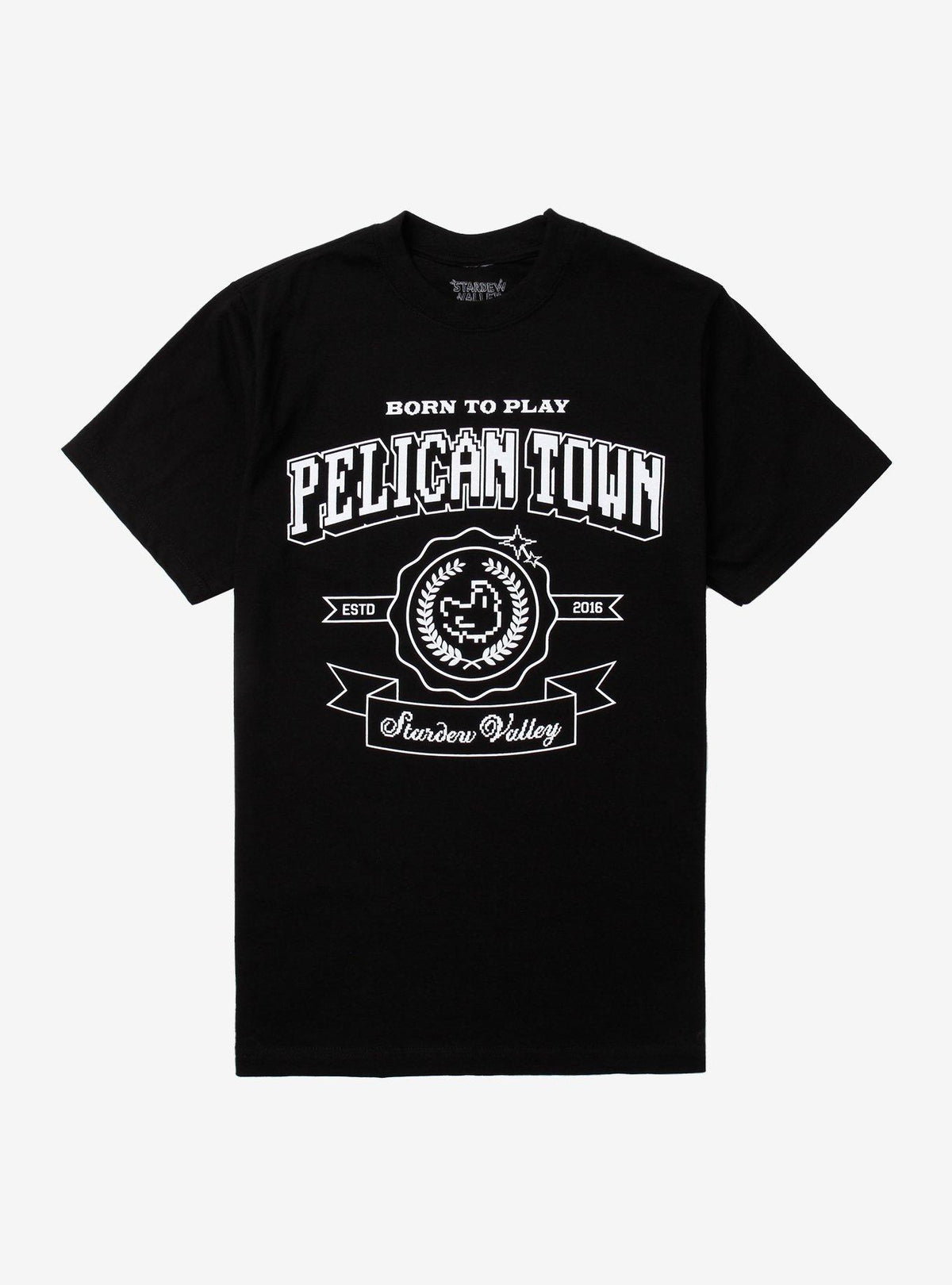 Stardew Valley Pelican Town Varsity TShirt T-Shirt | Top Trending Graphic | Top Pick For Gifting
