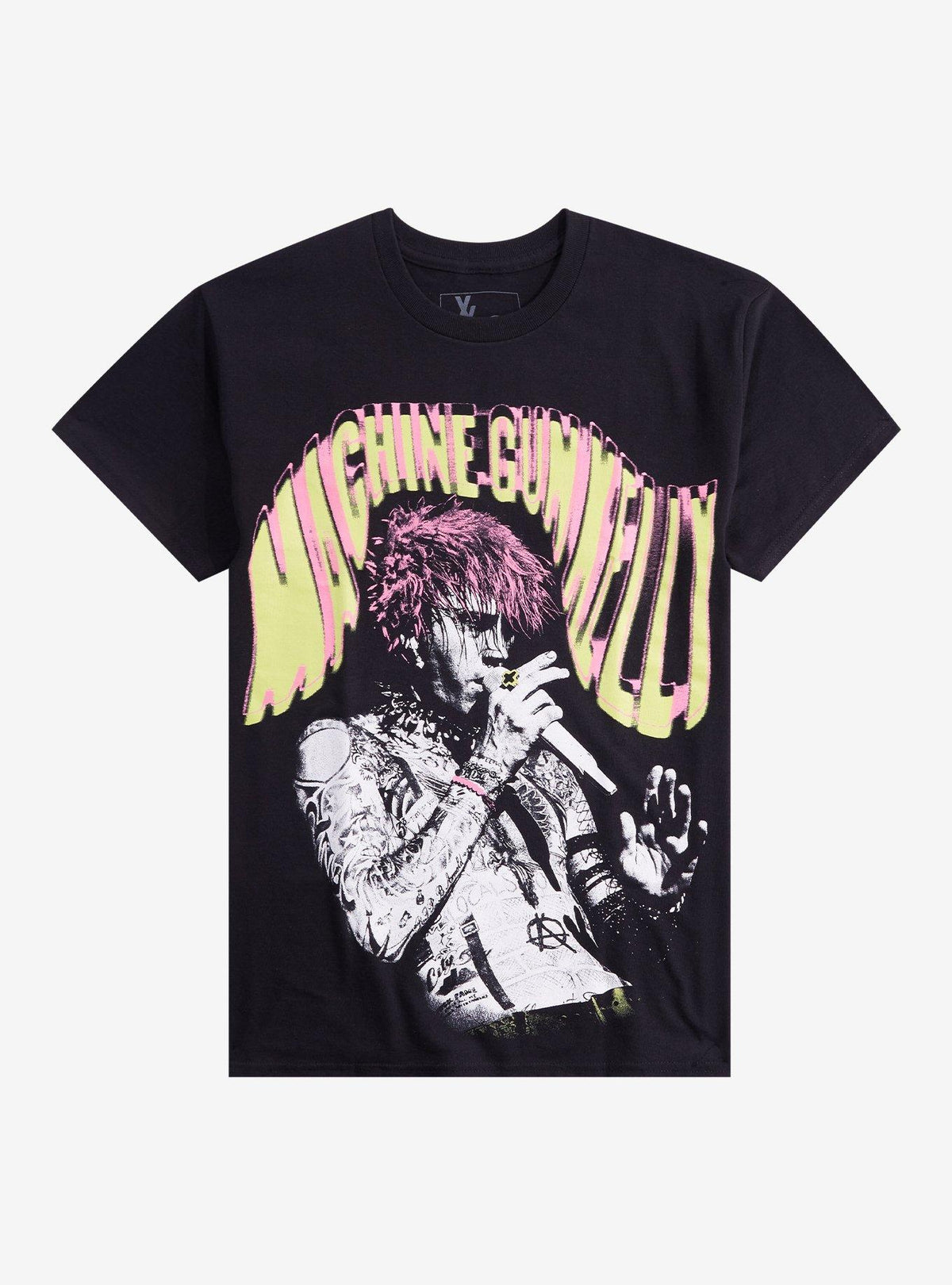 Machine Gun Kelly Pink Hair Portrait TShirt T-Shirt | Seasonal Must-Have | Great For Christmas Season