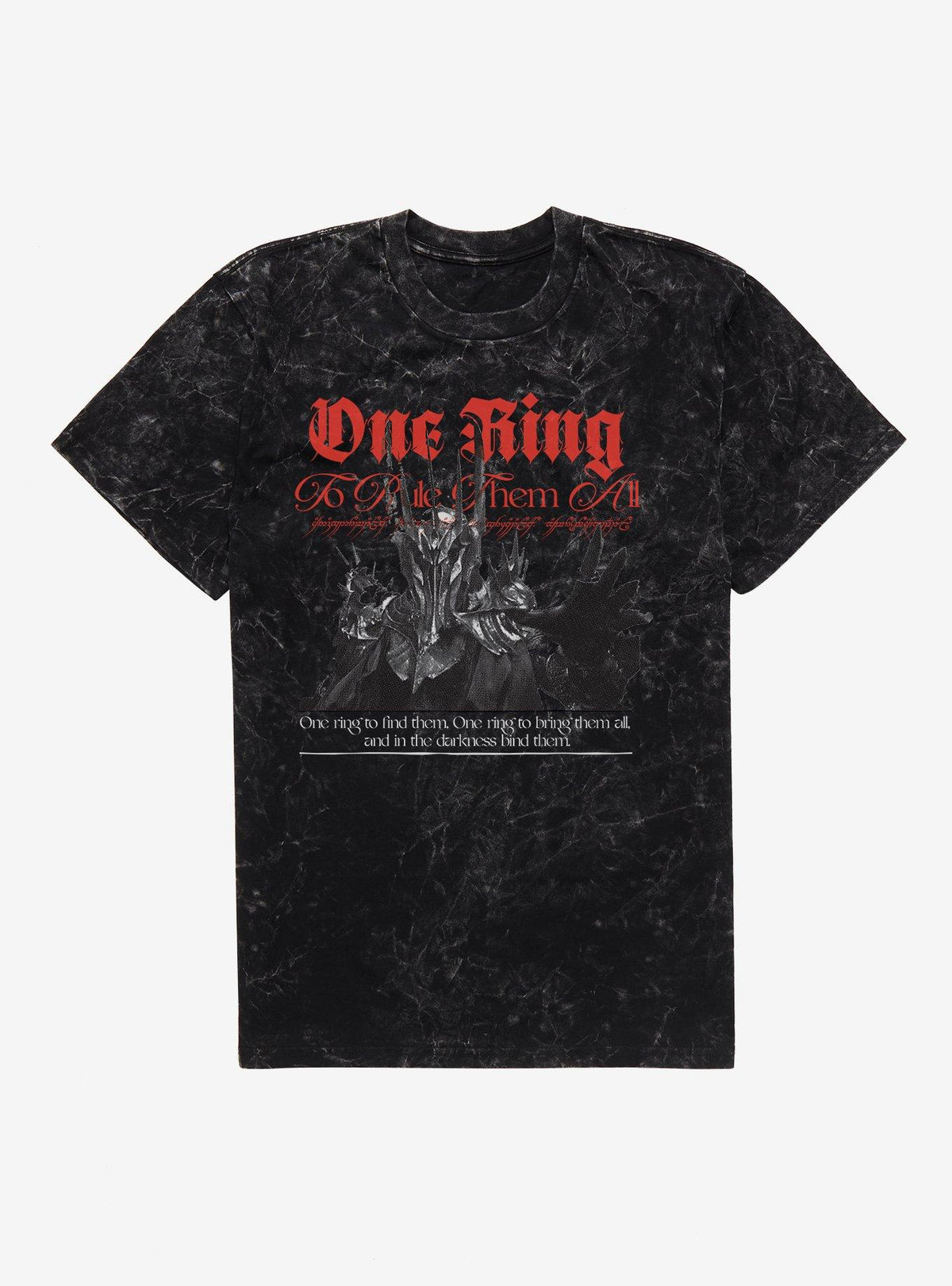 The Lord Of The Rings One Ring To Rule Them All Mineral Wash T-Shirt