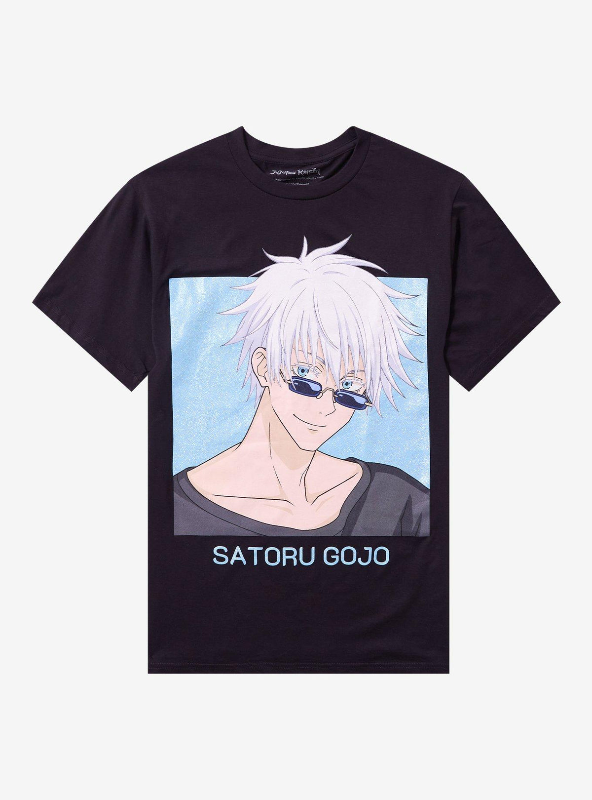 Jujutsu Kaisen Gojo Glitter Portrait TShirt T-Shirt | Cute Festive Style | Top Pick For Gifting