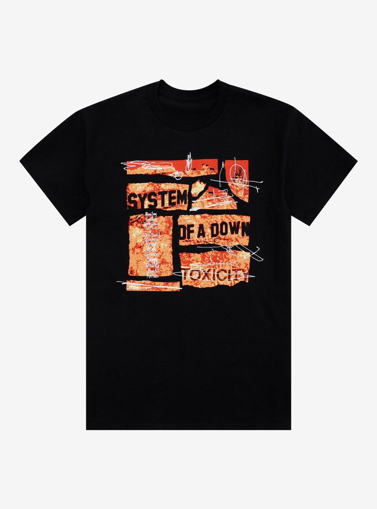 System Of A Down Toxicity Tracklisting TShirt T-Shirt | Top Trending Graphic | Perfect Holiday Gift