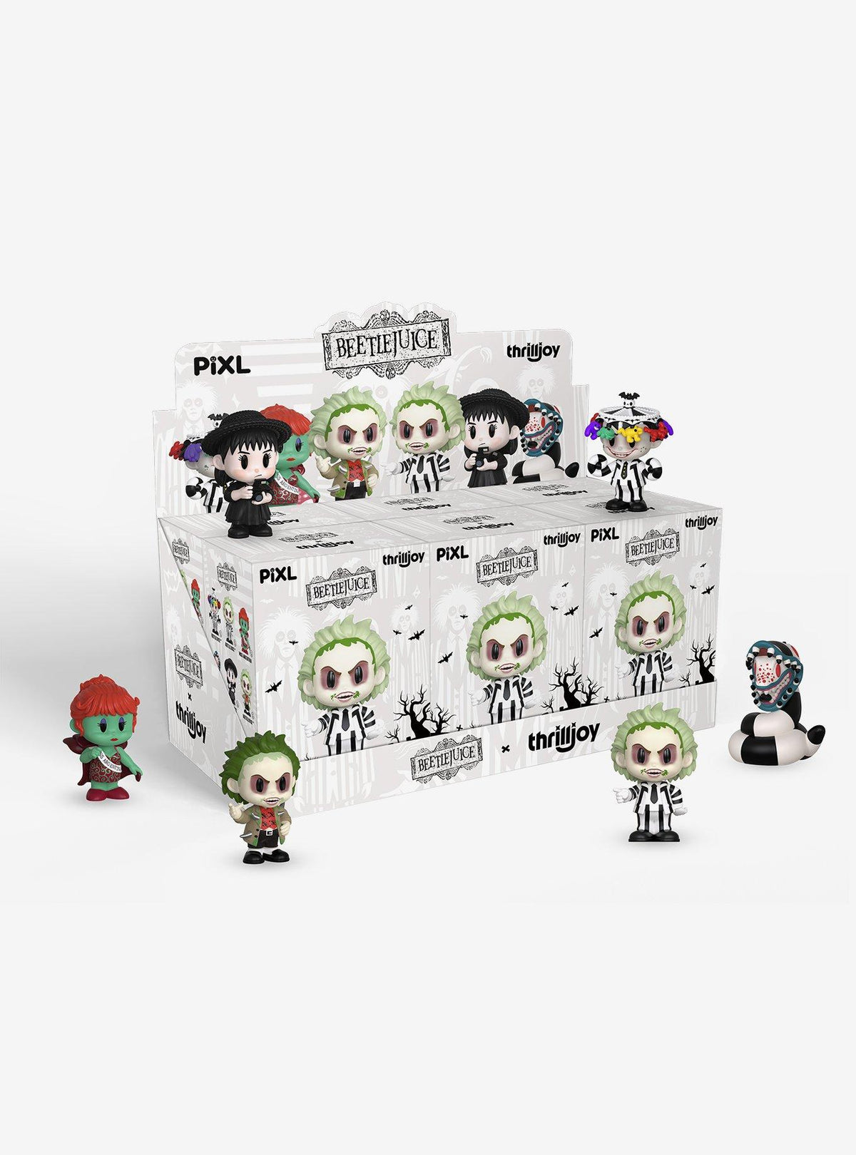 Thrilljoy Beetlejuice Pixl Blind Box Collectible Figure Apparel High Search Demand Best Seller Look