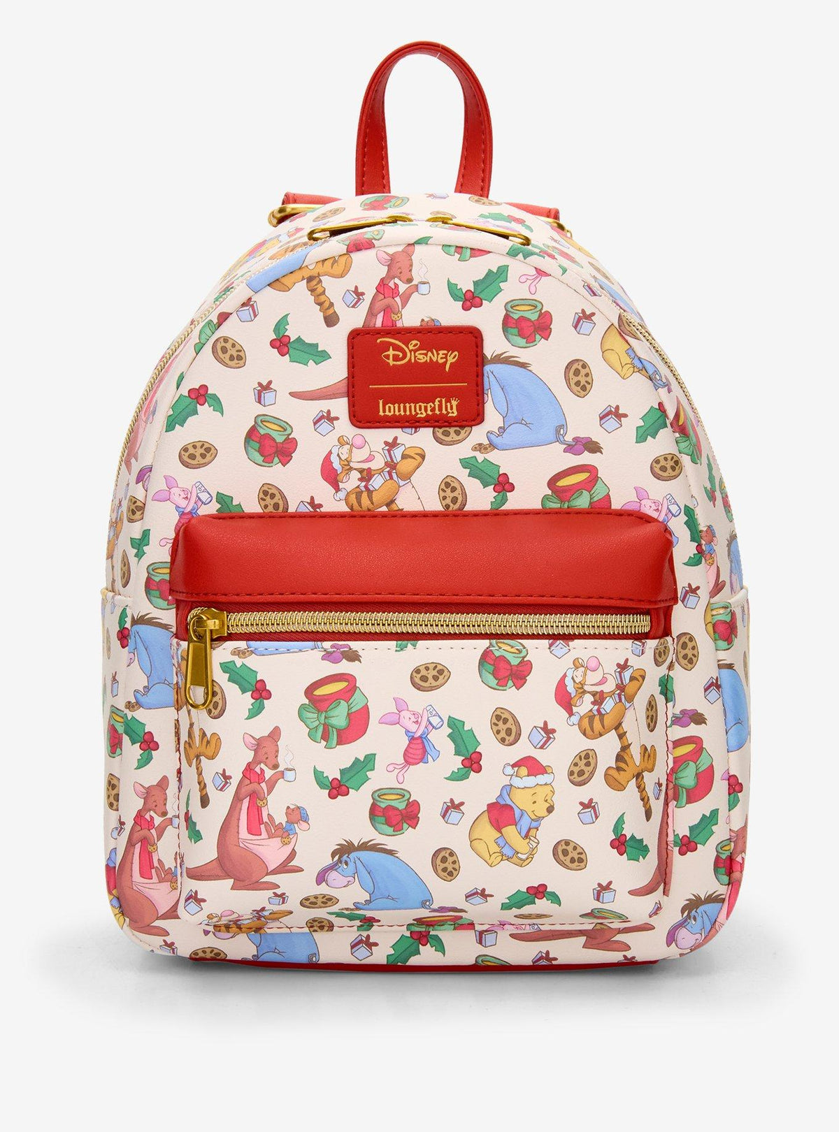 Loungefly Winnie The Pooh Milk Cookies Holiday Mini Backpack Apparel Premium Print Daily Wear