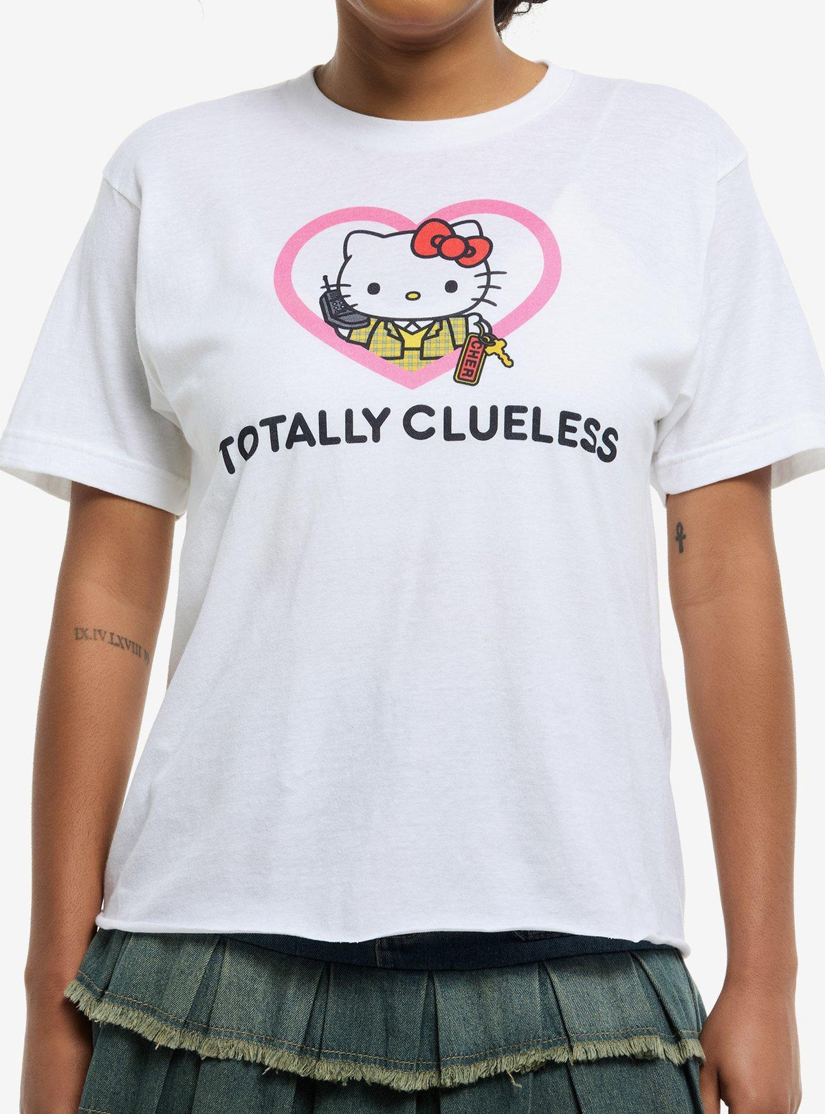 Hello Kitty X Clueless Totally Clueless Girls TShirt T-Shirt | High-Quality Print | Trending Festive Apparel