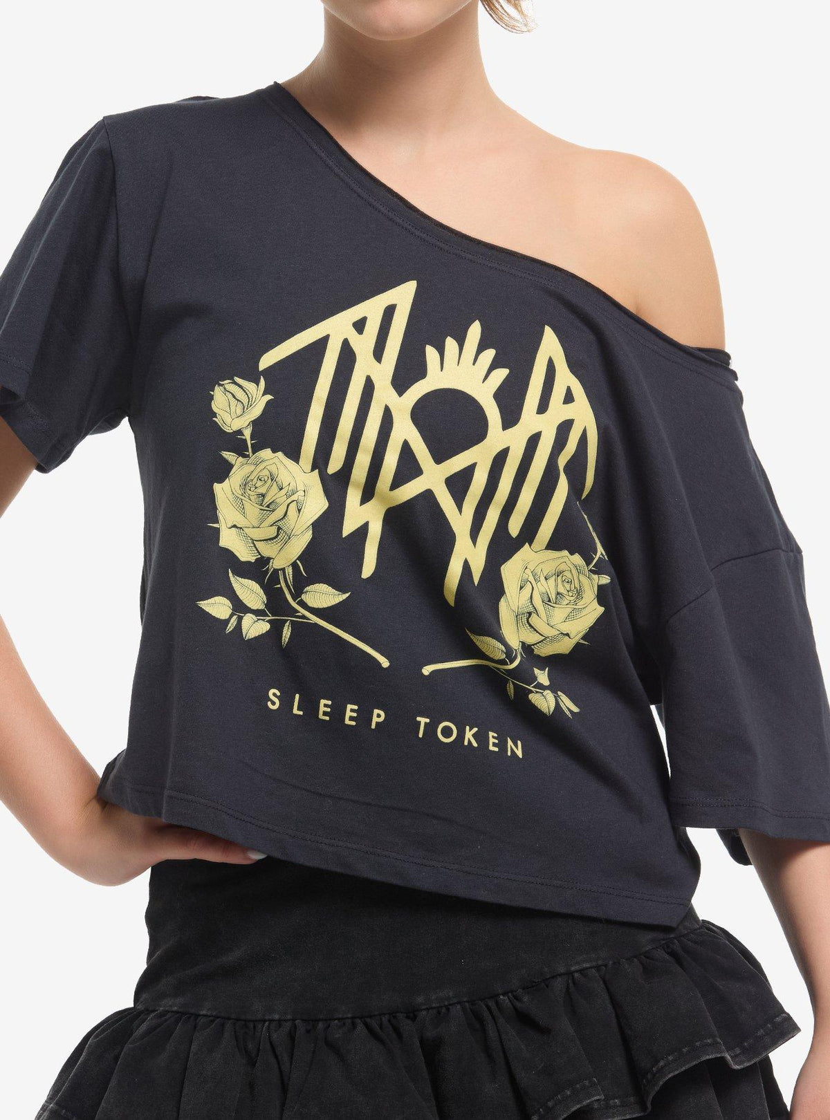 Sleep Token Roses OffShoulder Girls TShirt T-Shirt | Premium Graphic | Limited Christmas Style
