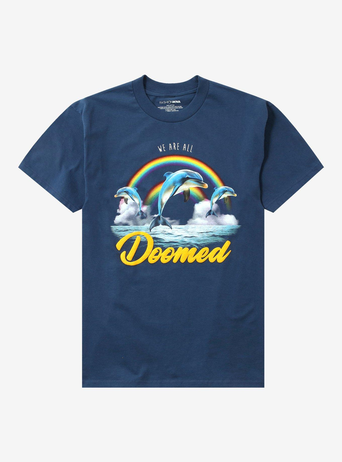 All Doomed Dolphin TShirt Graphic Tee | Graphic Tee | Unisex Shirt | Premium Quality Apparel