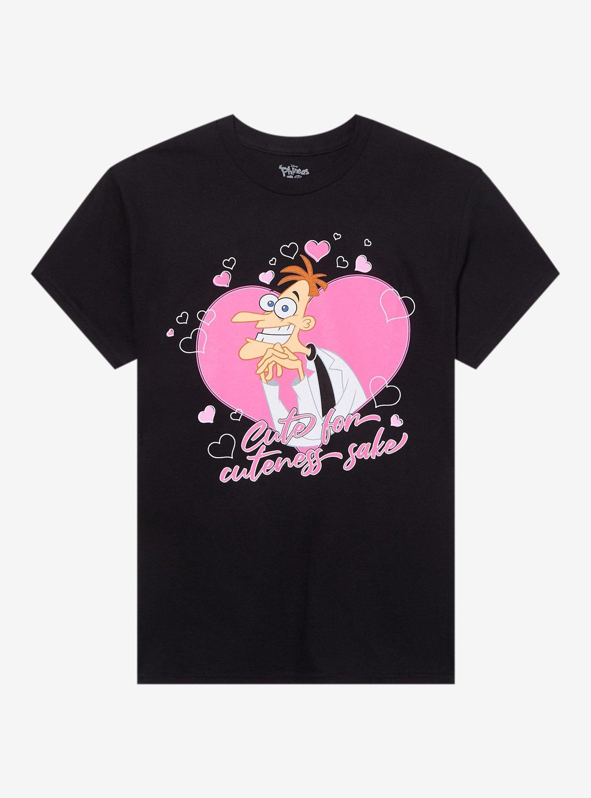 Disney Phineas And Ferb Doofenshmirtz Heart TShirt T-Shirt | Cute Festive Style | Trending Festive Apparel