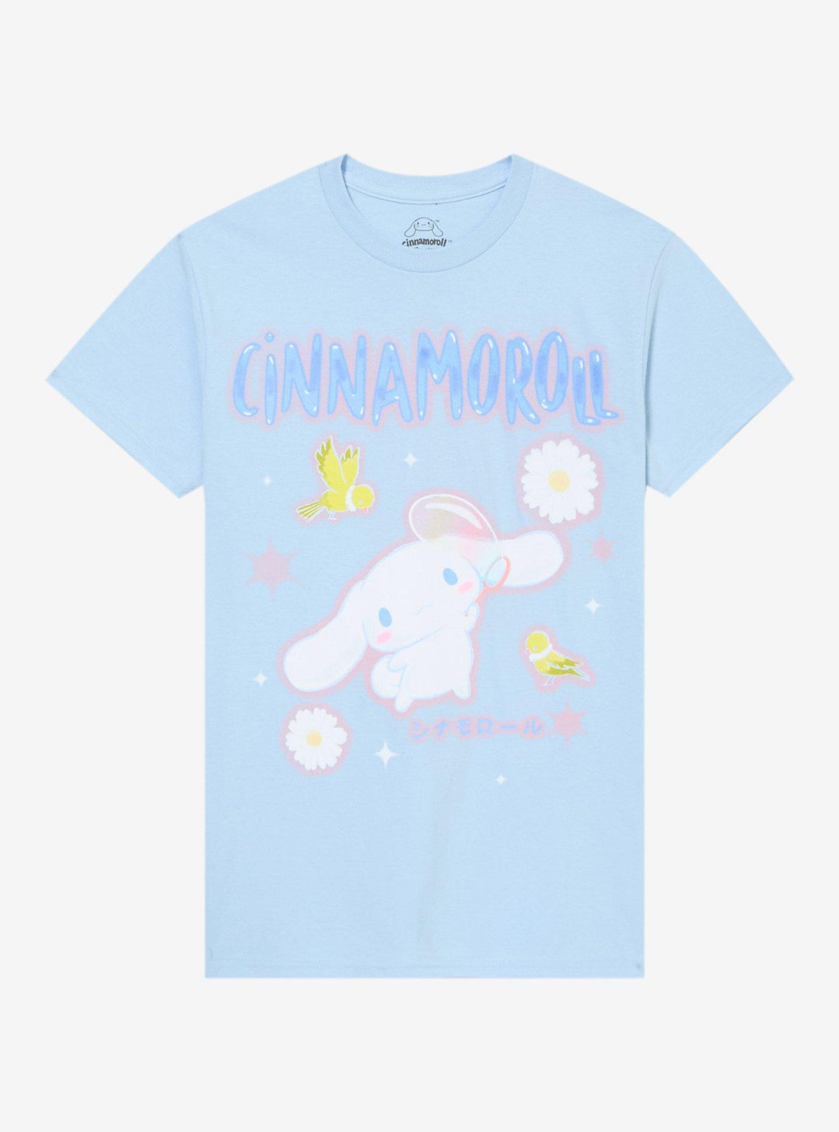 Cinnamoroll Birds & Flowers Girls T-Shirt