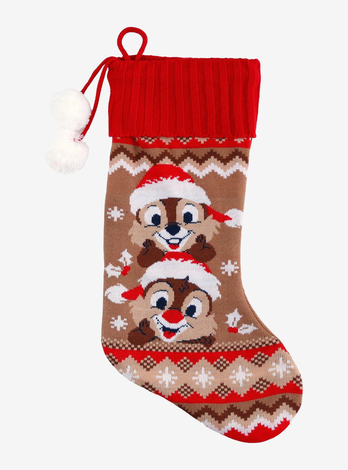 Chip N Dale Fair Isle Stocking Apparel Premium Print Food Lover