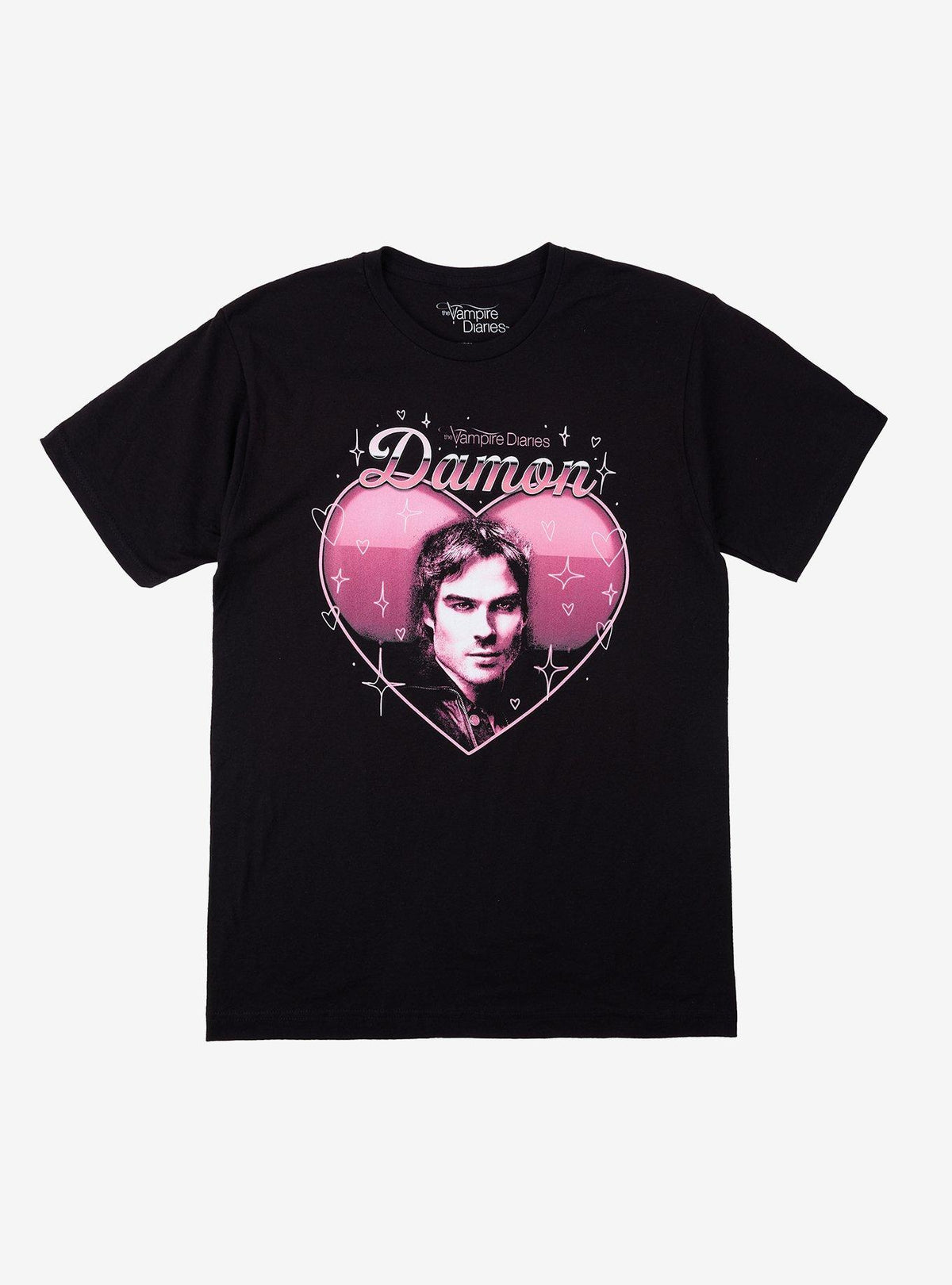 The Vampire Diaries Damon Heart Girls TShirt T-Shirt | Holiday Edition | Perfect Holiday Gift
