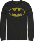 Batman Yellow Bat Men S Tops Long Sleeve Tee Shirt T Shirt US Trend