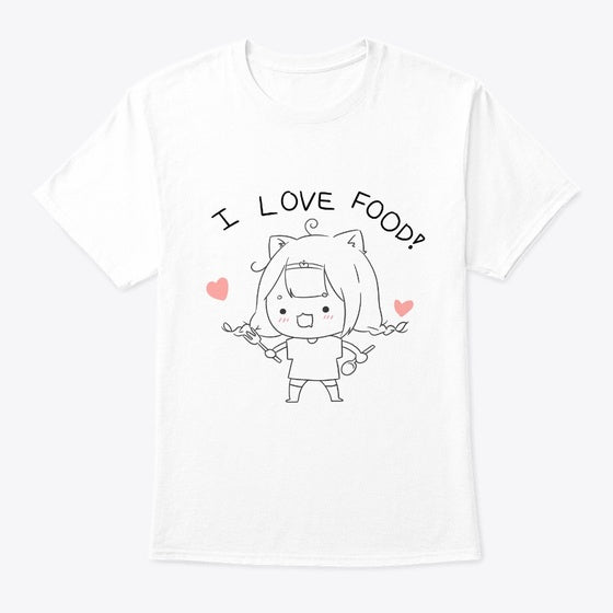 Hime Loves Food | Graphic T-Shirt for Unisex