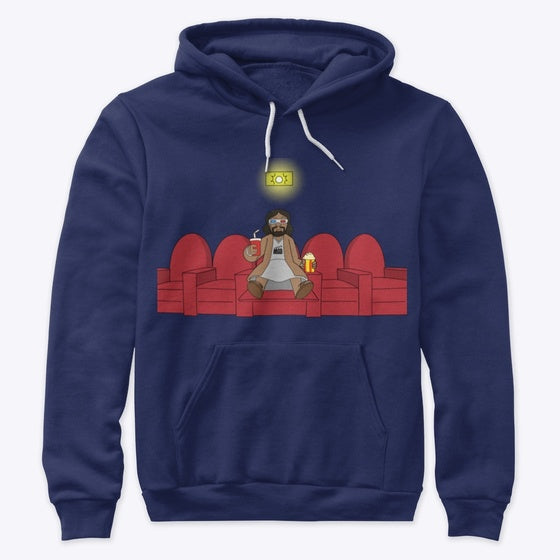 Jesus Loves Movies Premium Hoodie | Graphic T-Shirt for Unisex