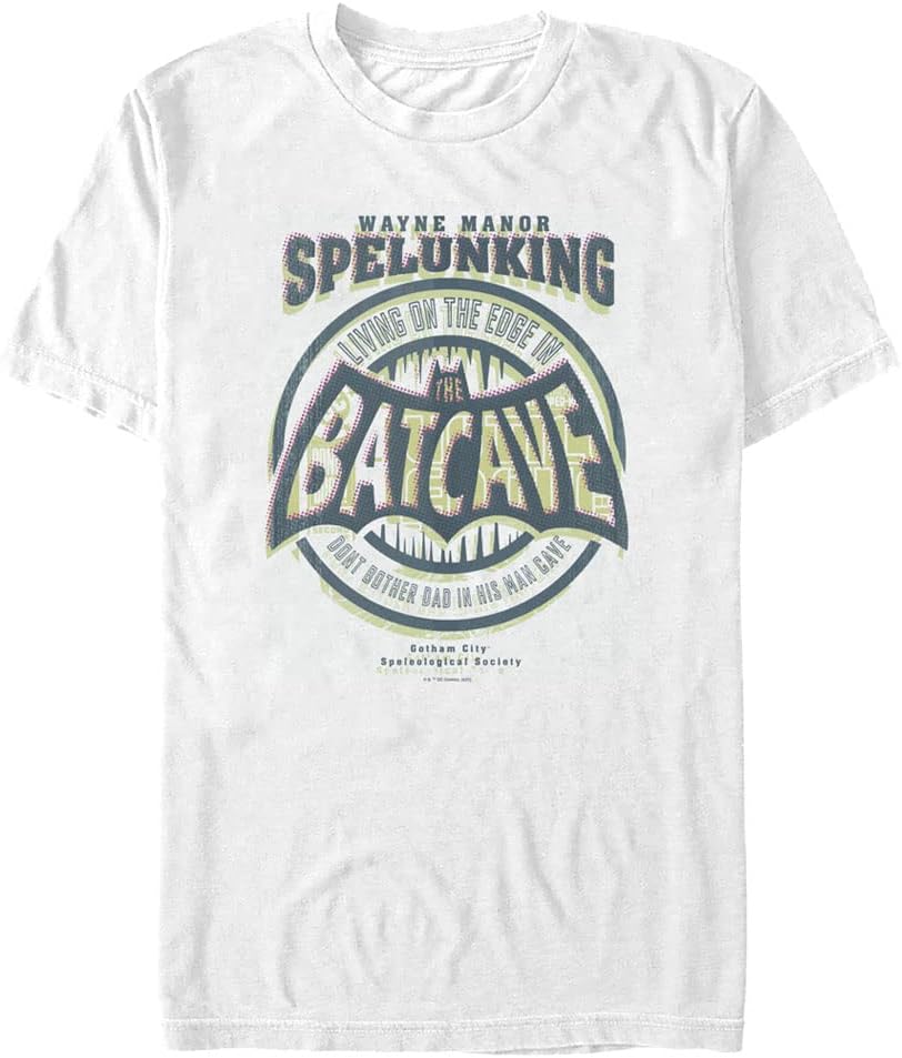 Comics Big Tall Batman Dad Cave Men S Tops Short Sleeve Tee Shirt T Shirt Clean Design