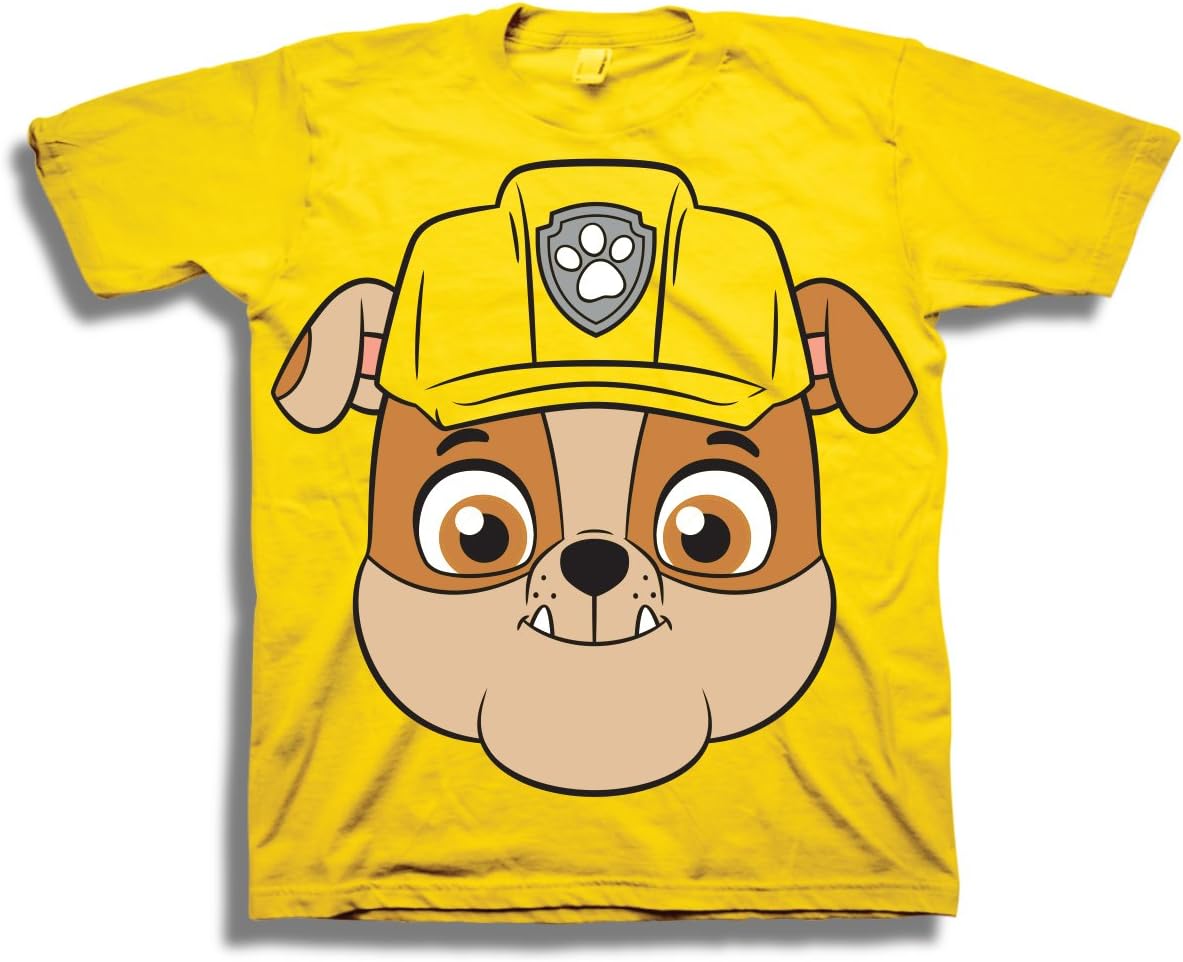 Puppy Patrol Fire Pup Big Face Tee Shirt 101