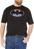 Comics Men S Rainbow Bat Symbol Short Sleeve Apparel Gift Ready