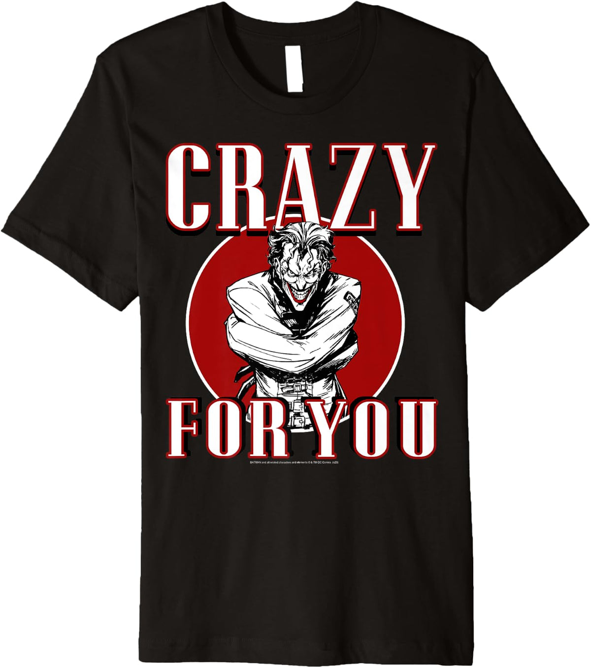 Comics Batman Joker Crazy Love Premium Apparel Premium Print