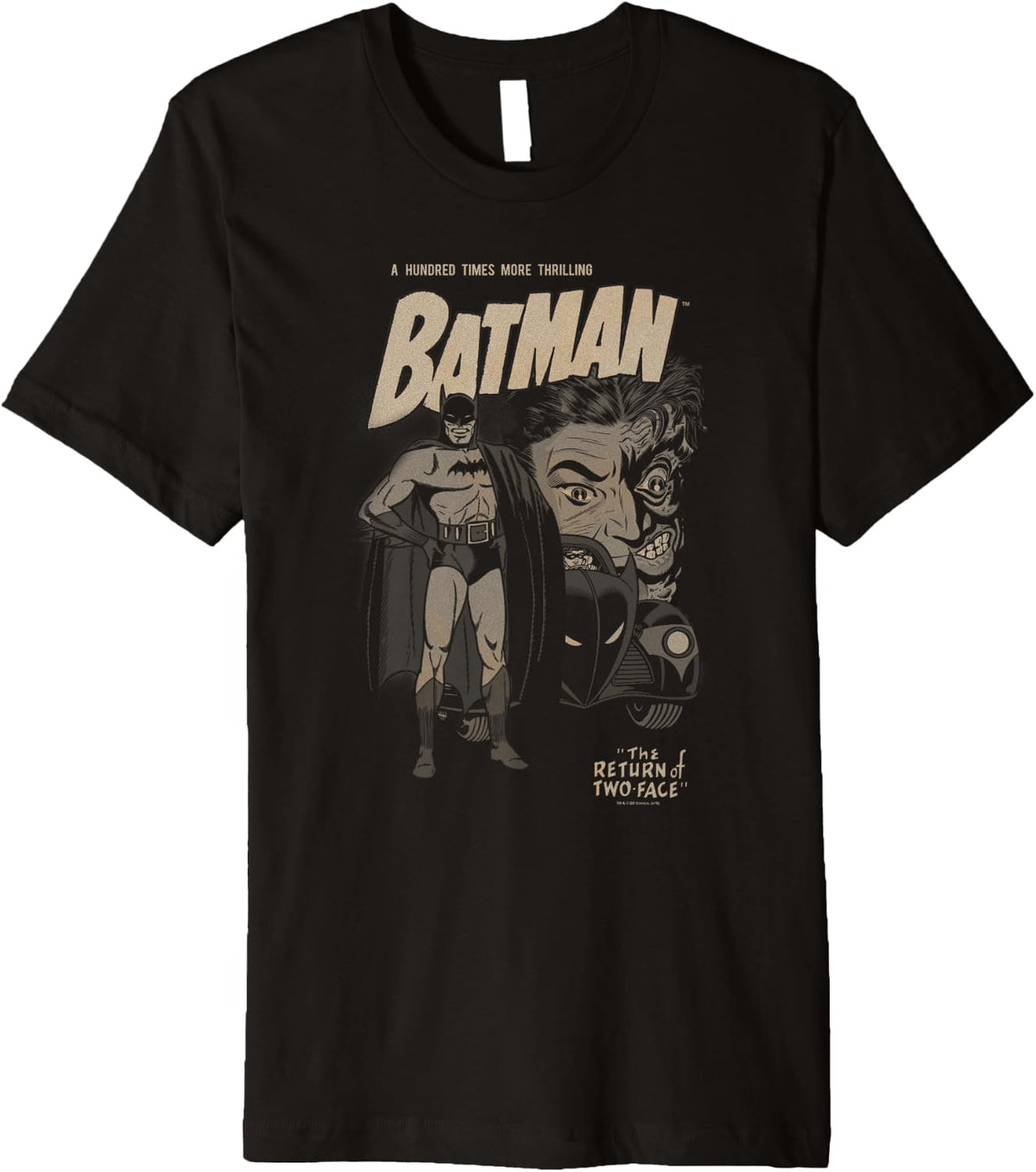 Batman The Return Of Two Face Premium Apparel Premium Print