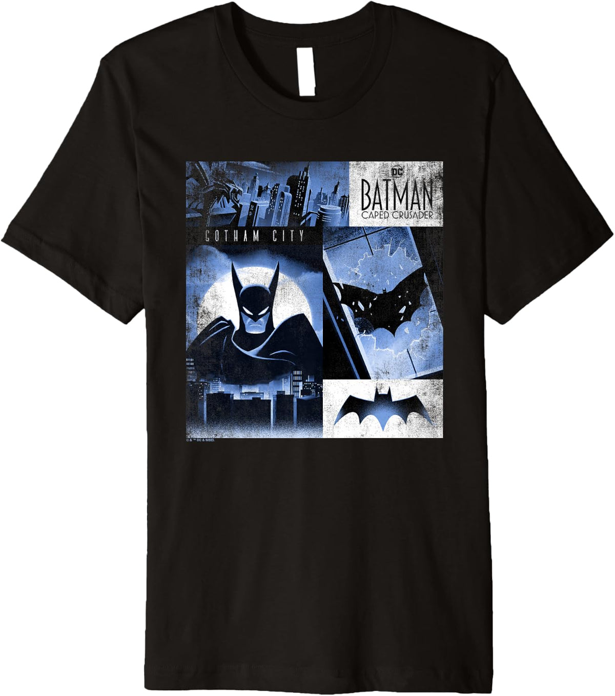 Batman Caped Crusader Gotham Square Premium Apparel Everyday Wear