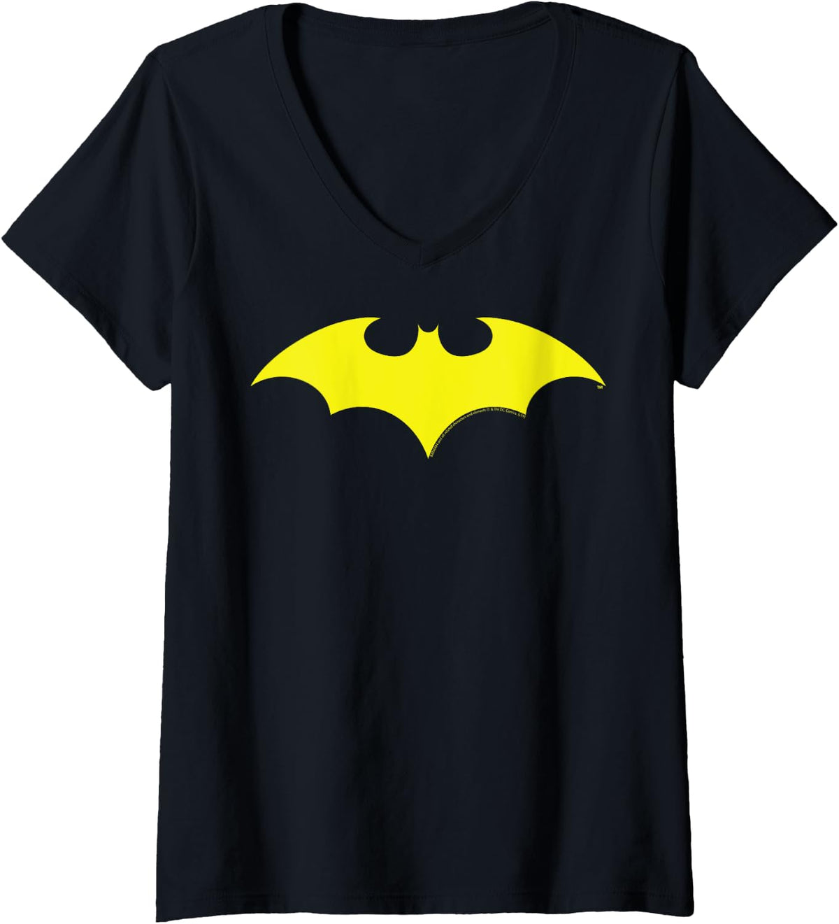 Comics Batman Modern Chest Logo V Neck Apparel Everyday Wear