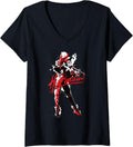 Womens Batman Harley Quinn Hi Puddin V Neck Apparel US Trend
