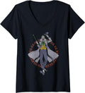 Comics Batman Joker Laughter Circle V Neck Apparel Everyday Wear