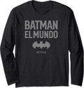 Comics Batman The World Mexico Logo Long Sleeve Apparel Clean Design