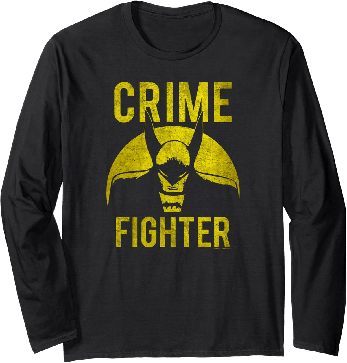 Batman Fight Crime Long Sleeve Apparel Clean Design
