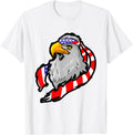 Usa American Bald Eagle 4th Of July Patriotic Apparel Minimal Style