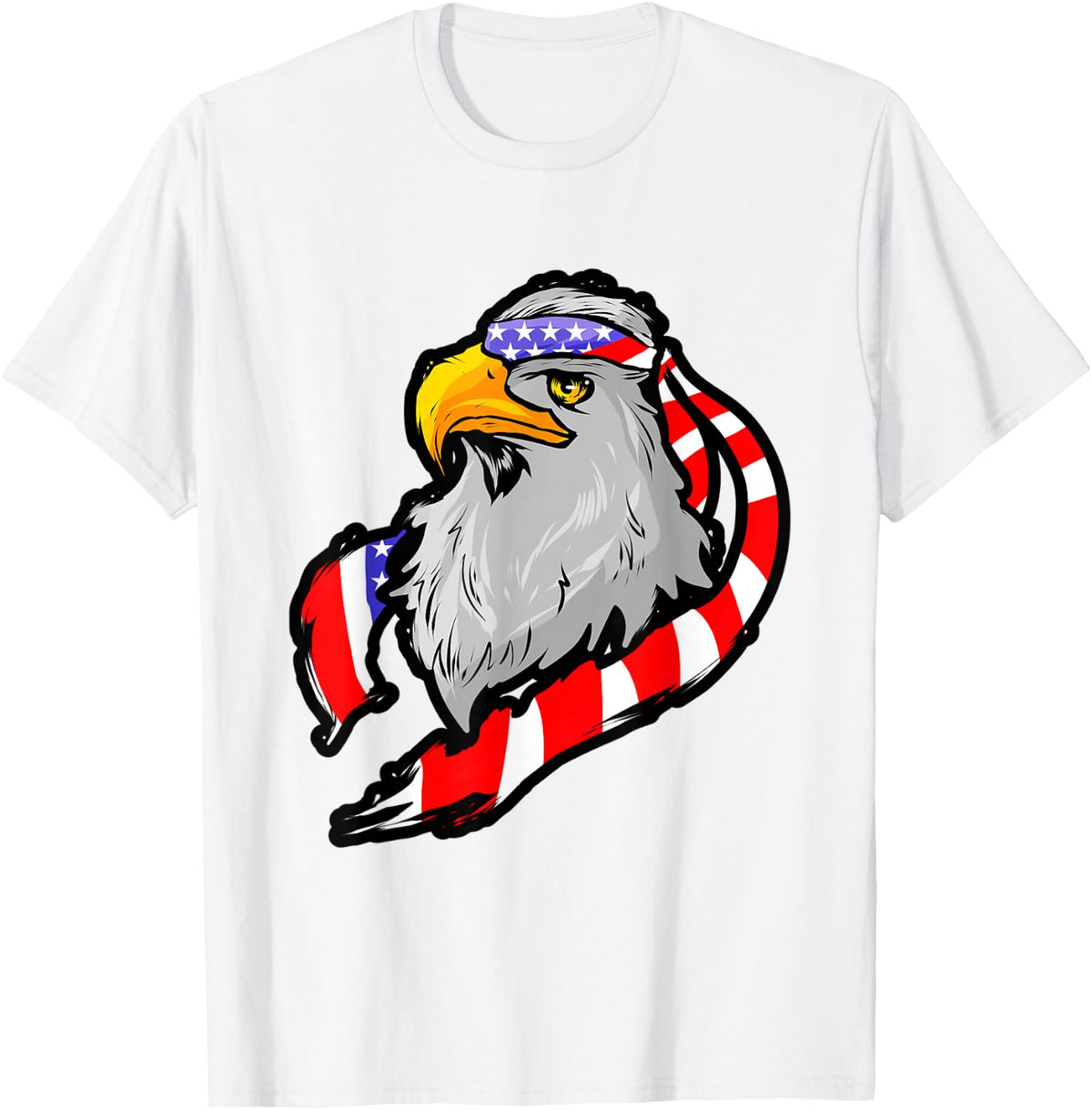 Usa American Bald Eagle 4th Of July Patriotic Apparel Minimal Style