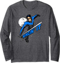 Batman Nightwing Wingin It Long Sleeve Apparel Minimal Style