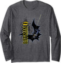Batman Swing Into Action Longsleeve T Shirt Long Sleeve T Shirt Premium Print