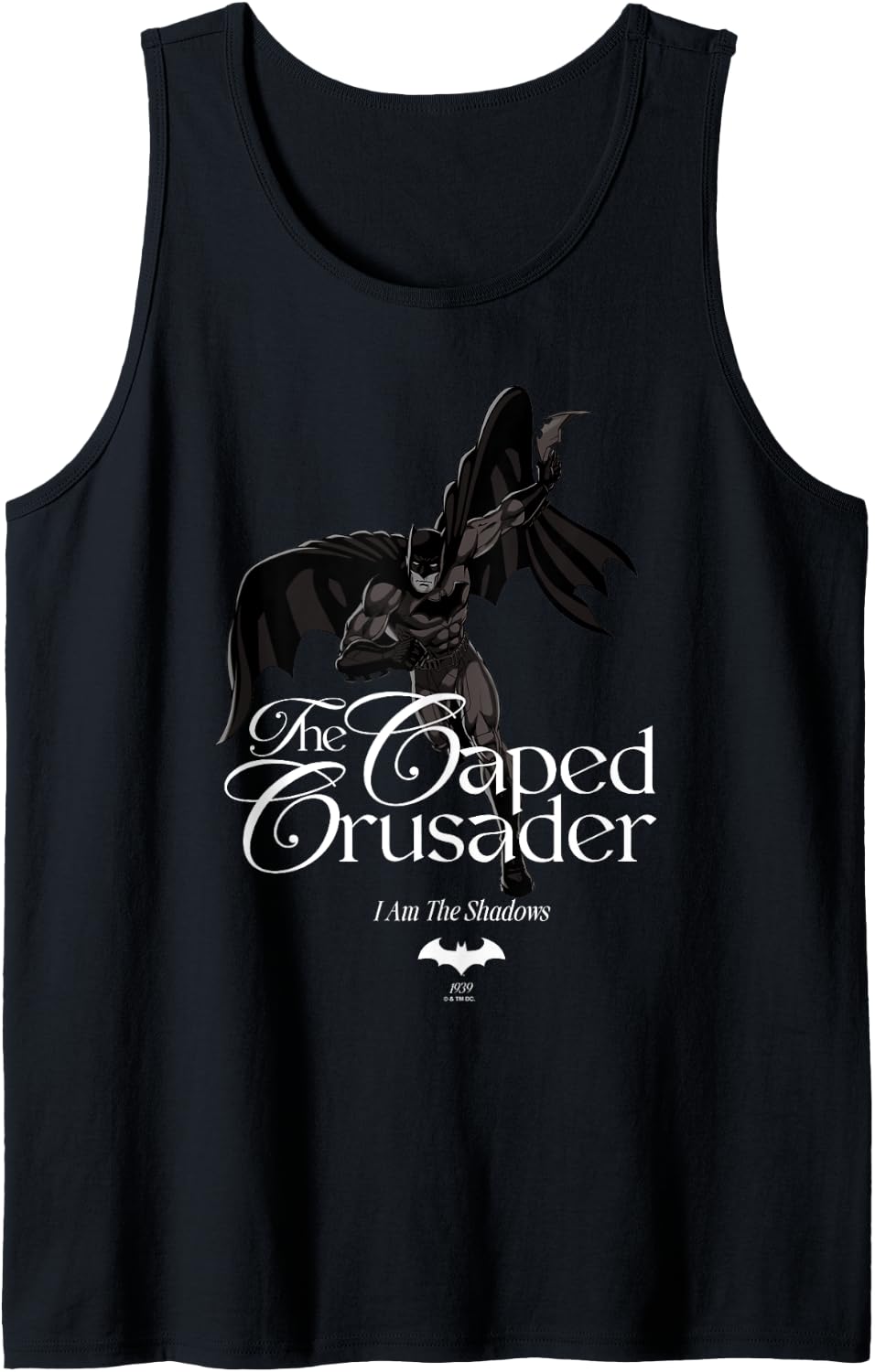 Comics Batman The Caped Crusader I Am Shadows Classic Tank Top Apparel Minimal Style