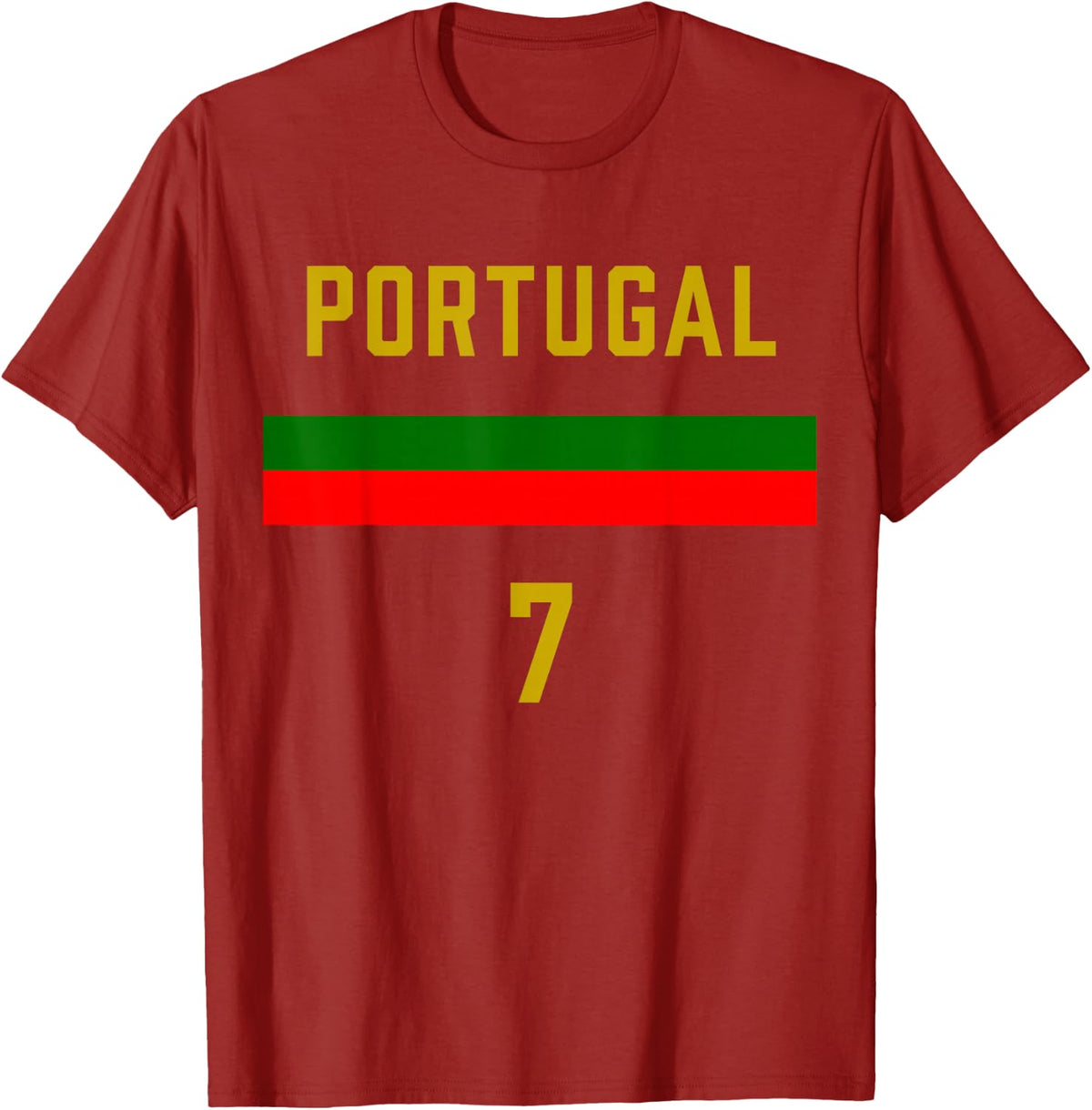 Portugal Football Fan Jersey Nr 7 Soccer 76