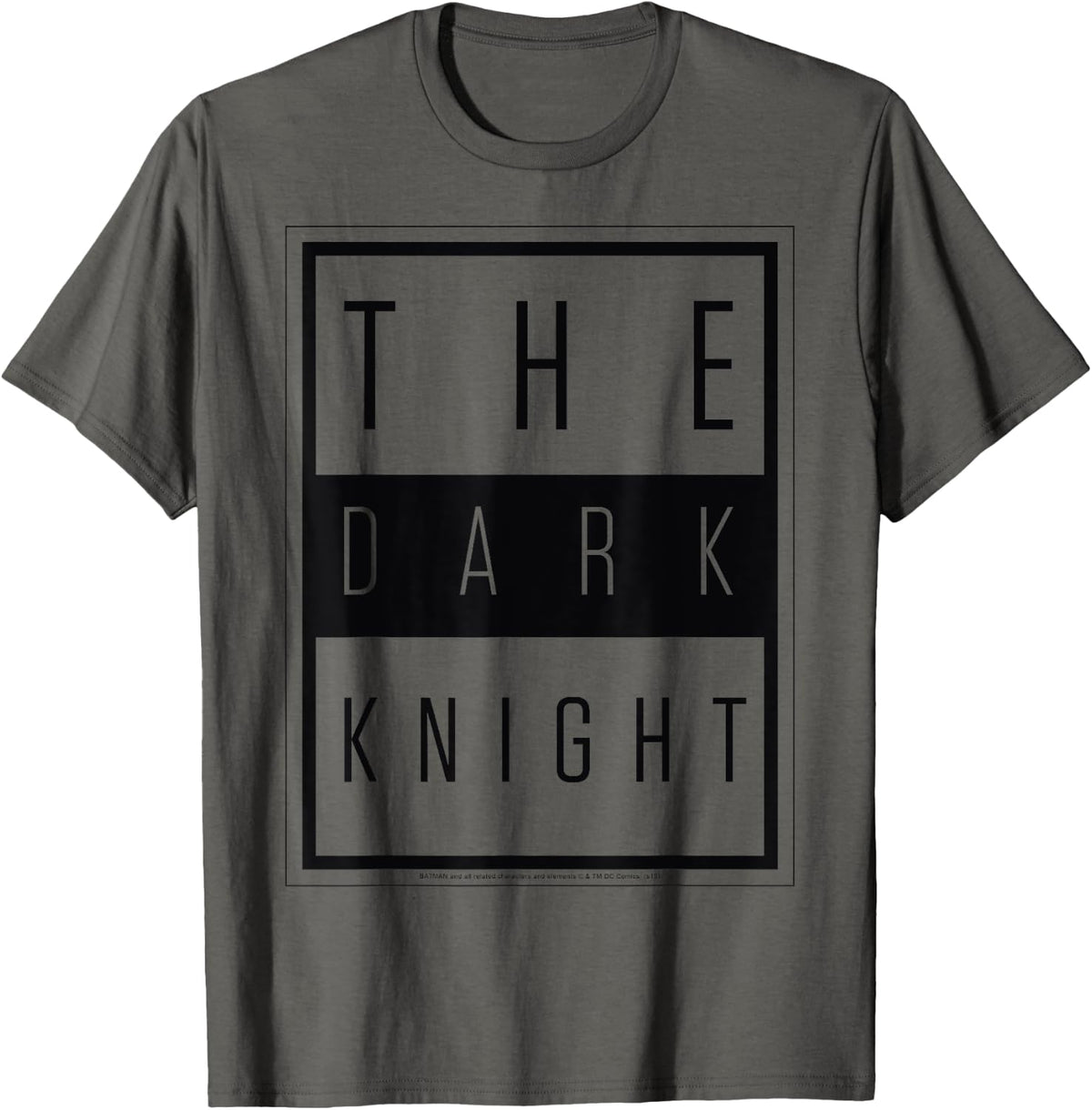 Comics Batman The Dark Knight Block Poster Apparel Everyday Wear