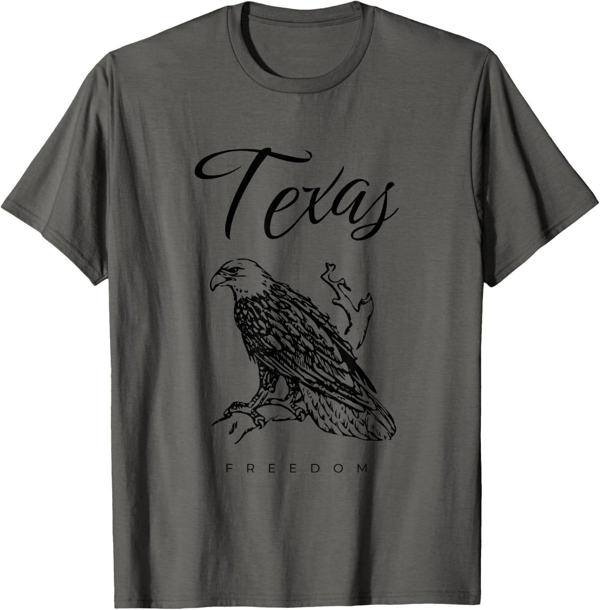 Texas Freedom American Eagle Apparel Clean Design